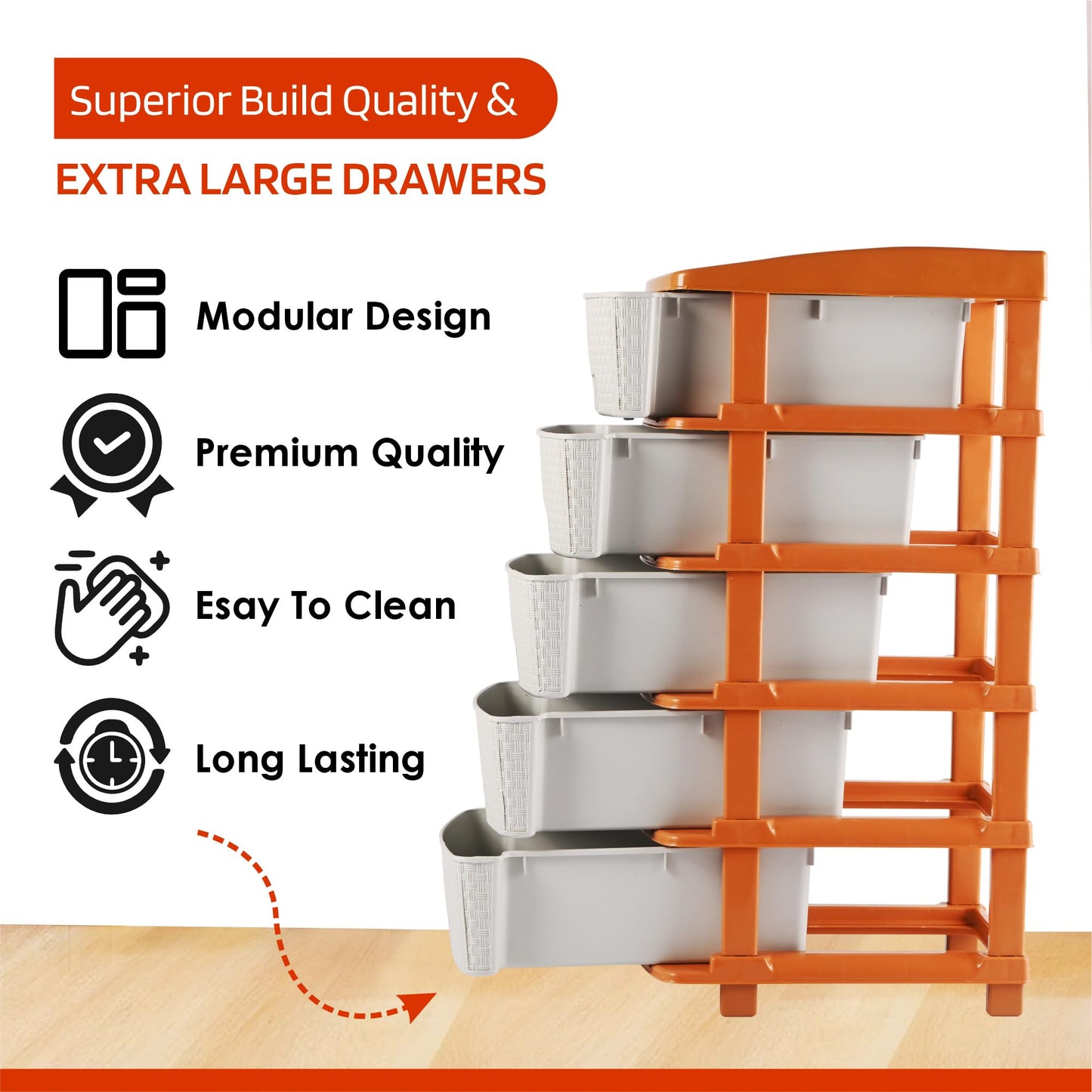 Kuber Industries multipurpose storage - ideal for home office