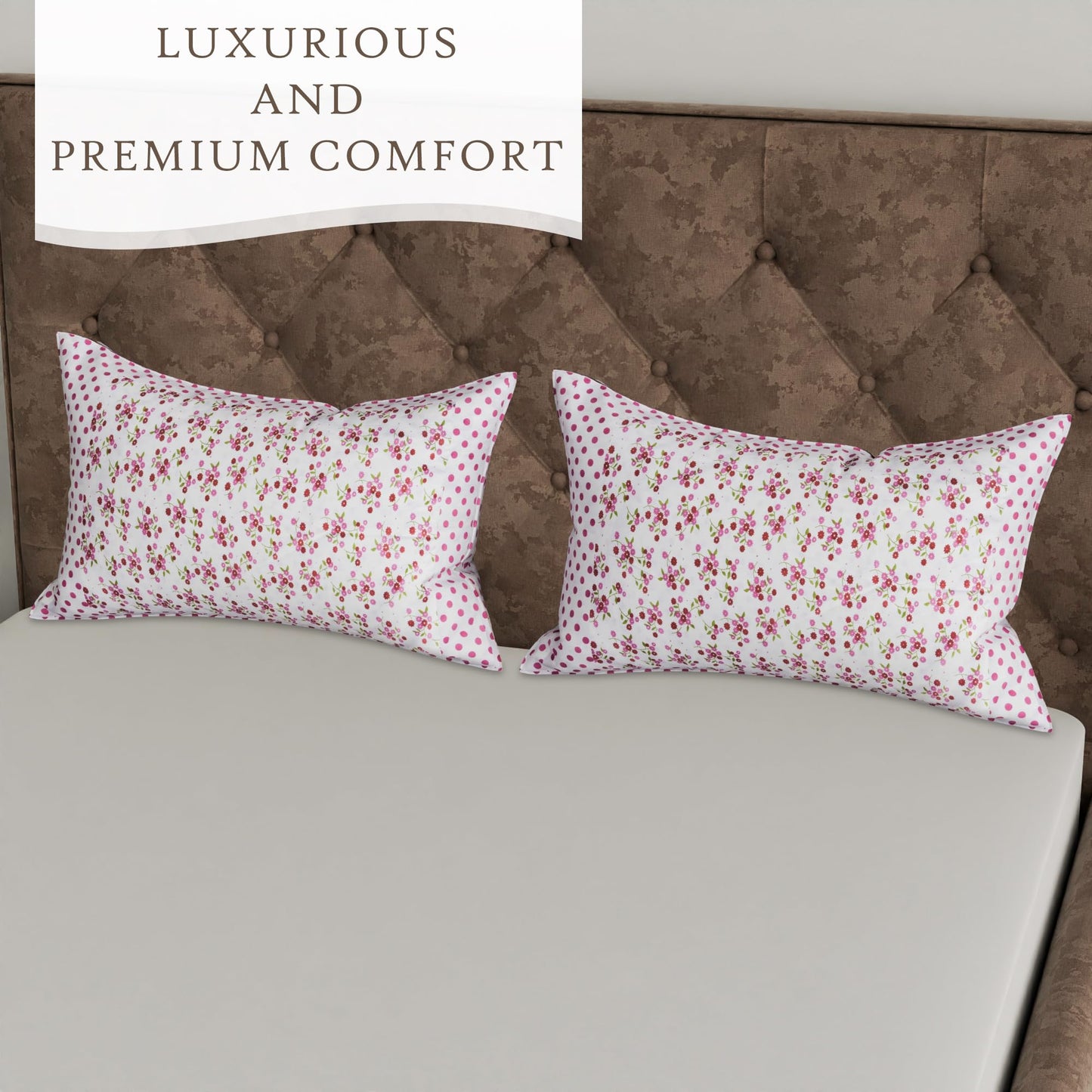 Kuber Industries premium cotton pillow cover - guest room