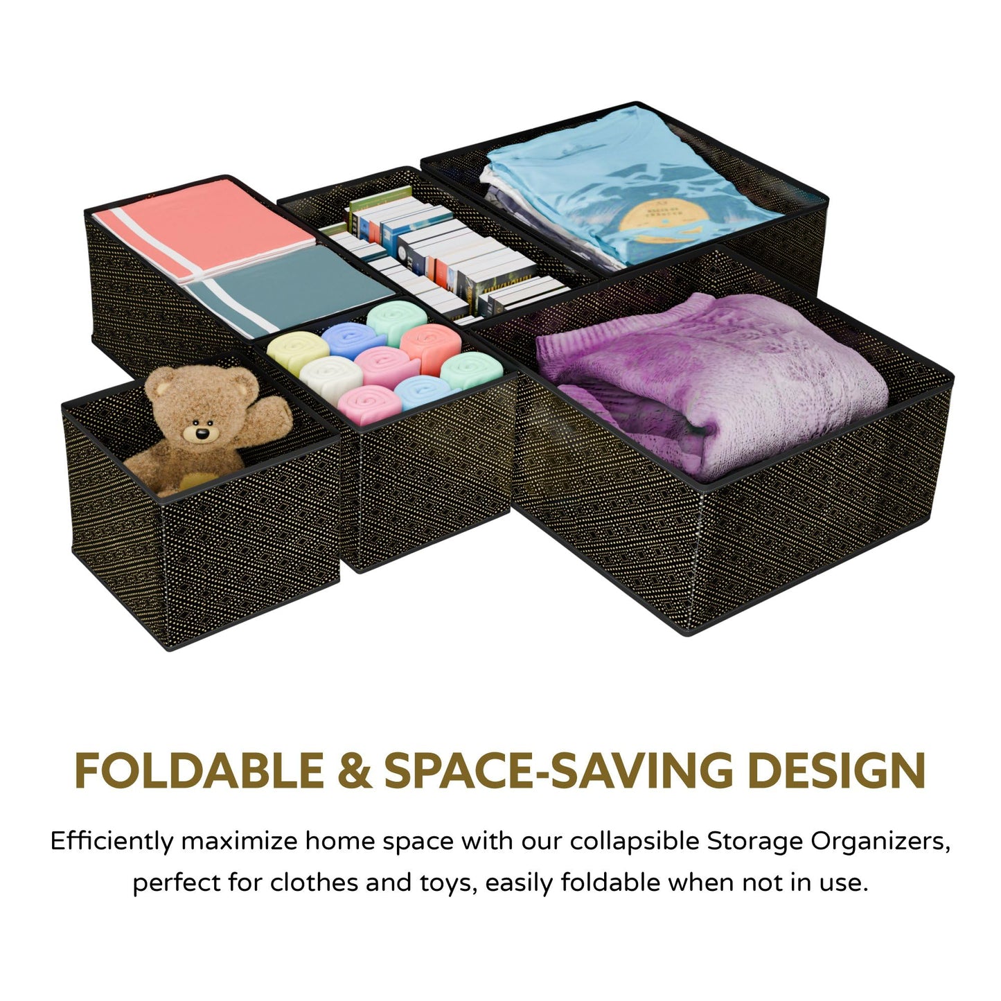 Kuber Drawer Storage - compact and foldable storage option