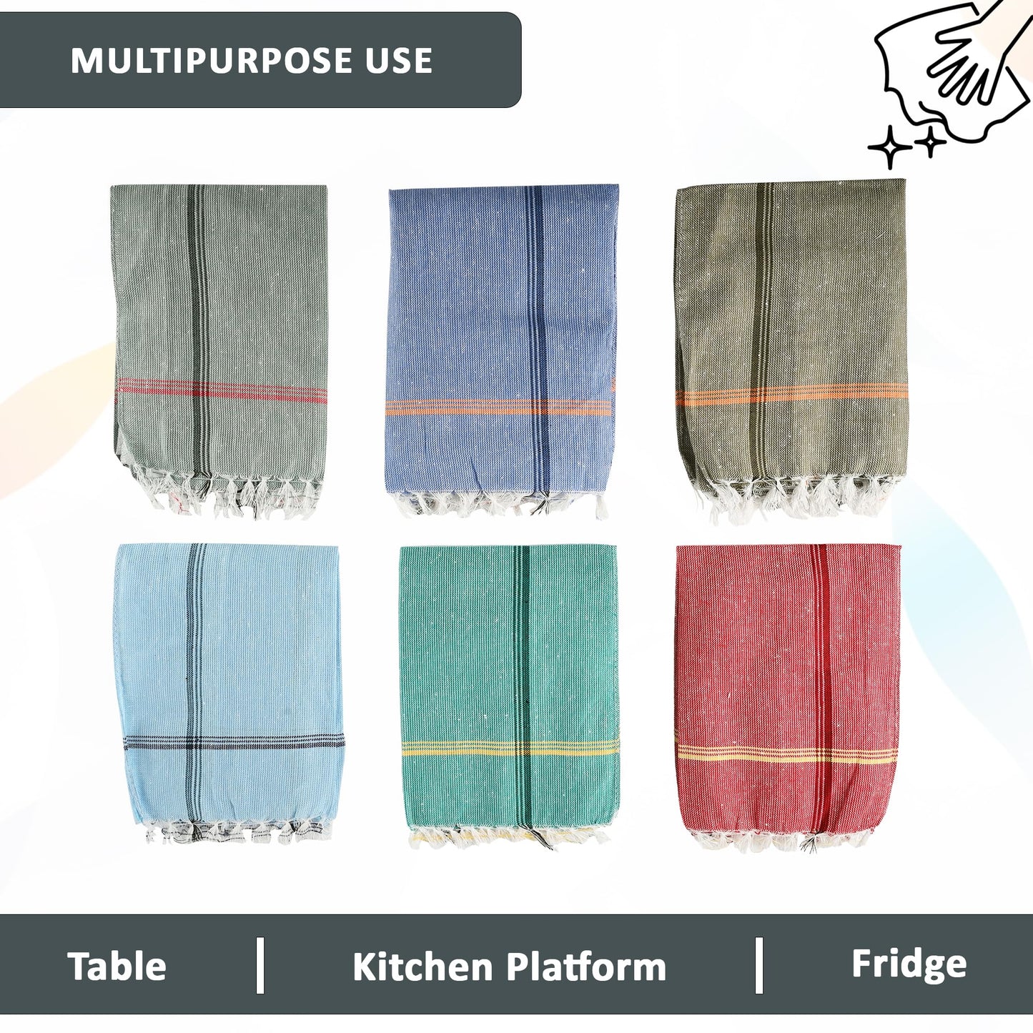 Kuber Industries cotton napkins - perfect for kitchen table use