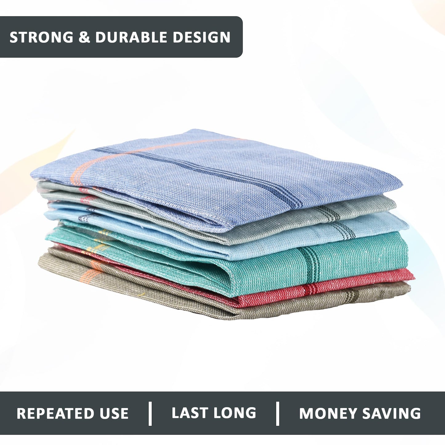 Kuber Industries cotton kitchen napkins - for cleaning the fridge