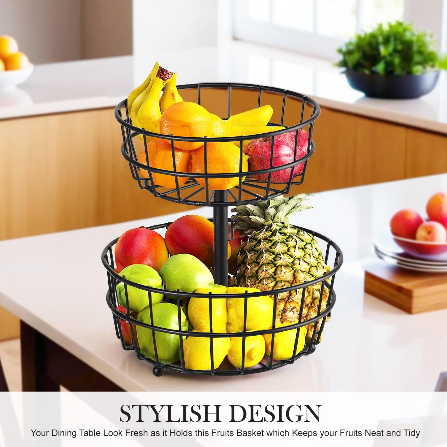 Kuber Industries Metal Basket - Stylish kitchen accessories