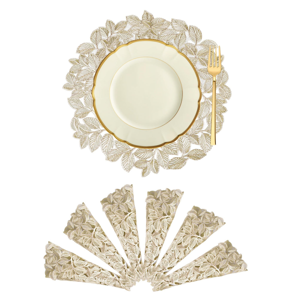 Kuber Leather Placemat Set - Stylish dining experience