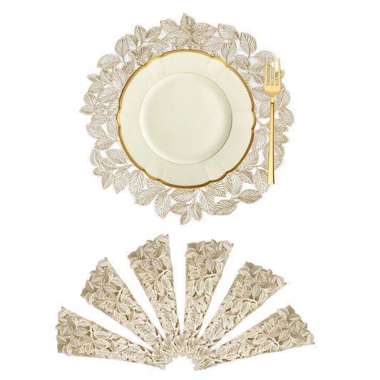 Kuber Leather Placemat Set - Stylish dining experience
