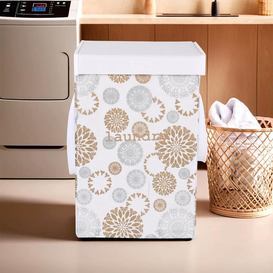 Kuber Industries laundry basket - Gola print clothing storage