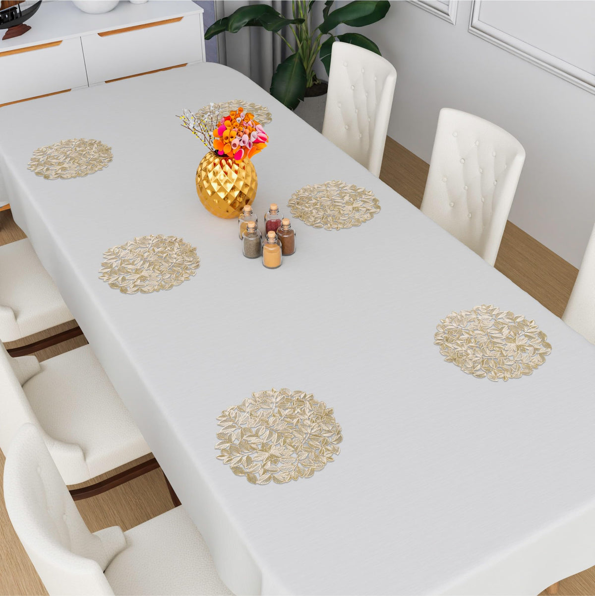 Kuber Set of 6 Placemats - Elegant dining table setup