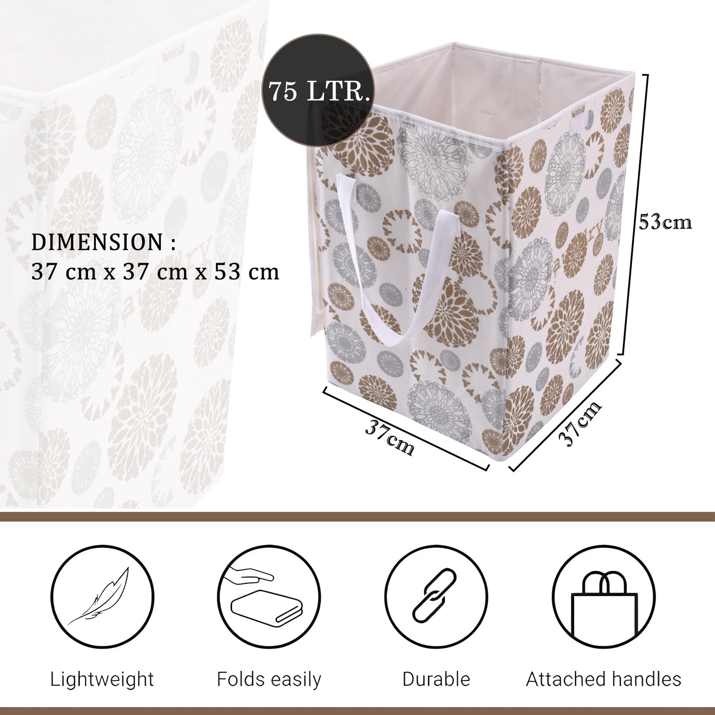 Kuber Industries laundry basket - convenient laundry organization