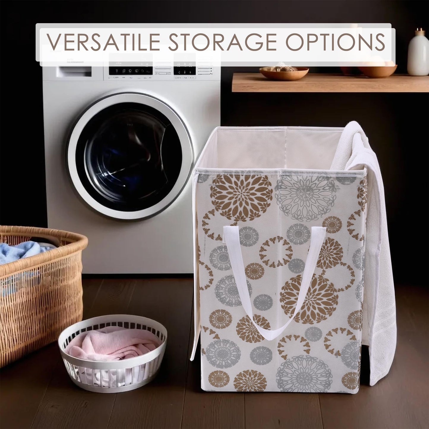 Kuber Industries laundry basket - foldable storage solution