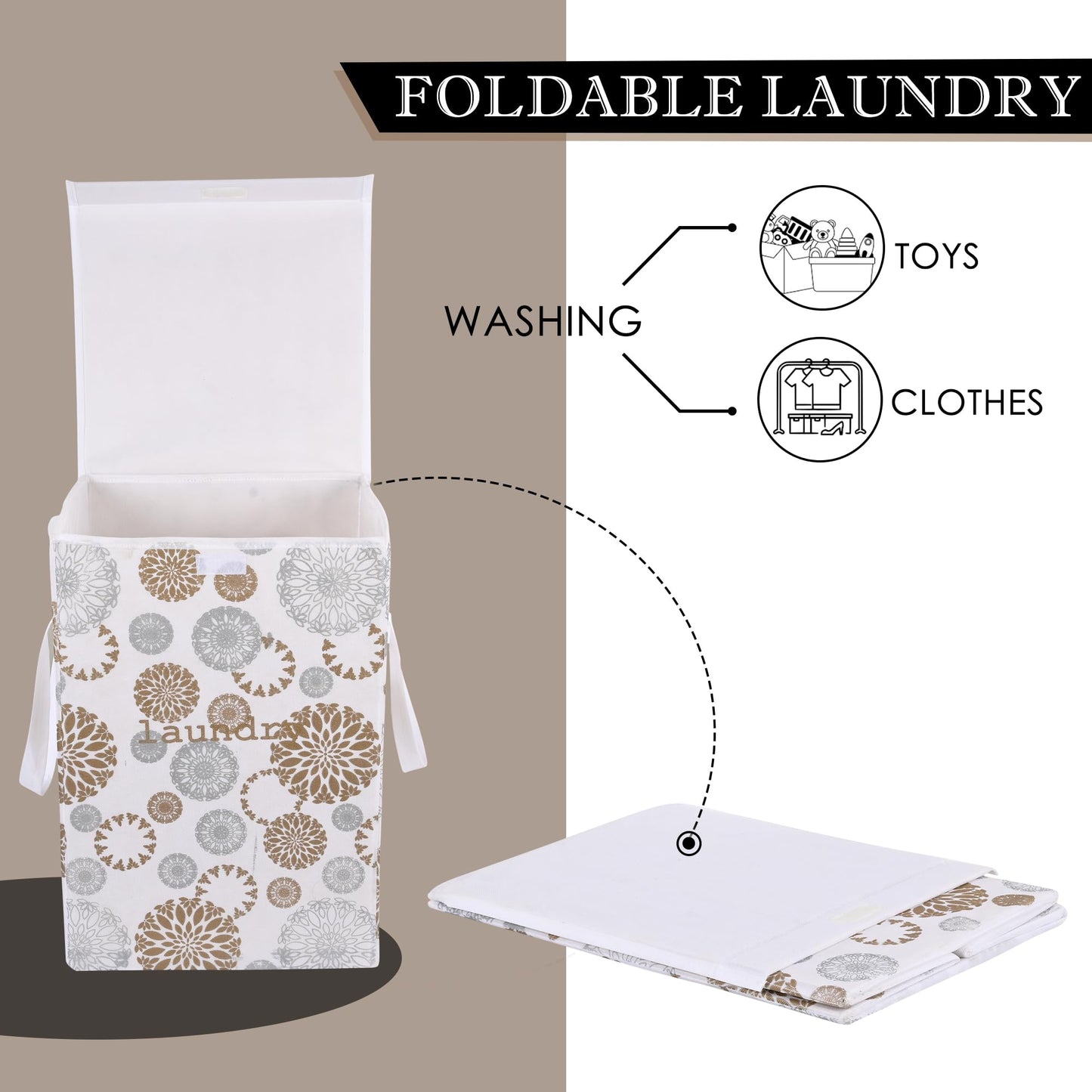 Kuber Industries laundry basket - organized clothes storage
