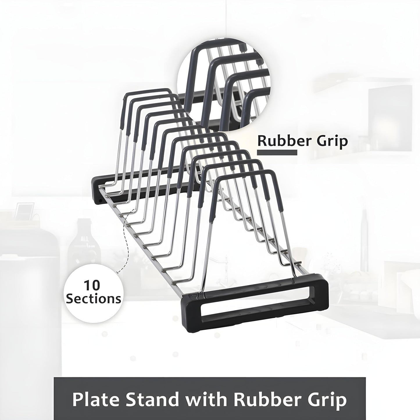 Kuber Plate Holder - Stylish dish storage solution