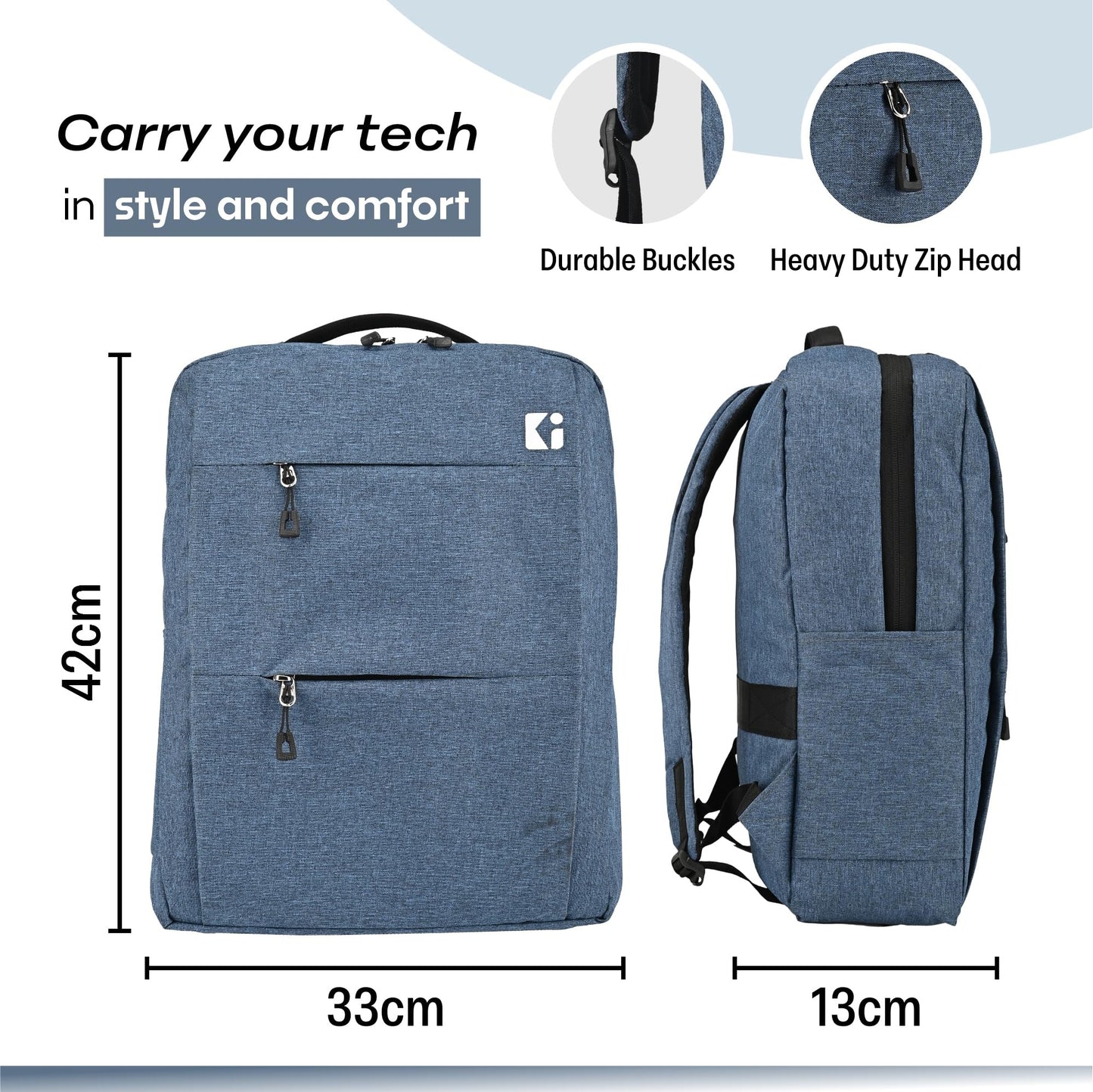 Kuber Industries anti-theft backpack - for gaming