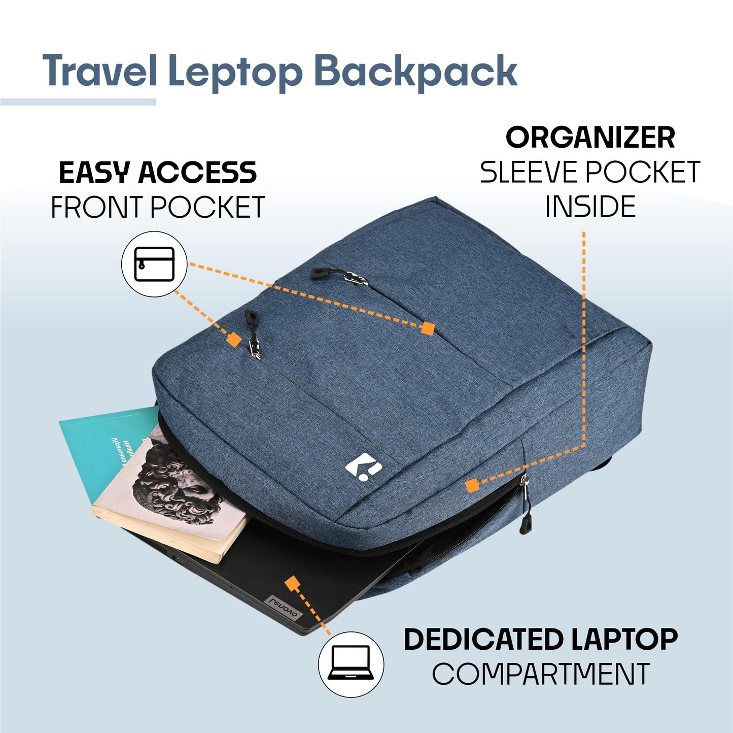 Kuber Industries slim laptop bag - for college use