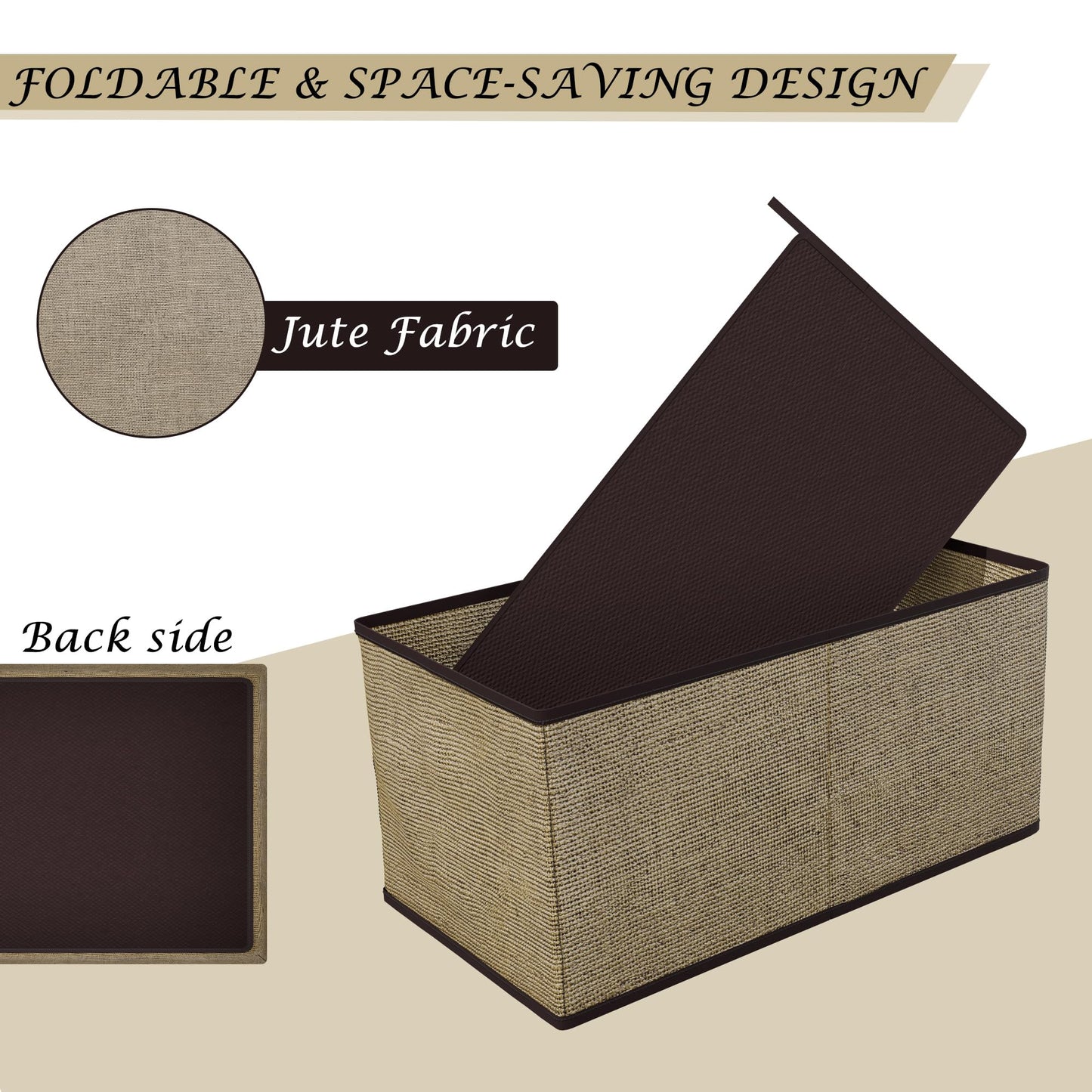 Kuber Foldable Drawer Organizer - Closet storage solution