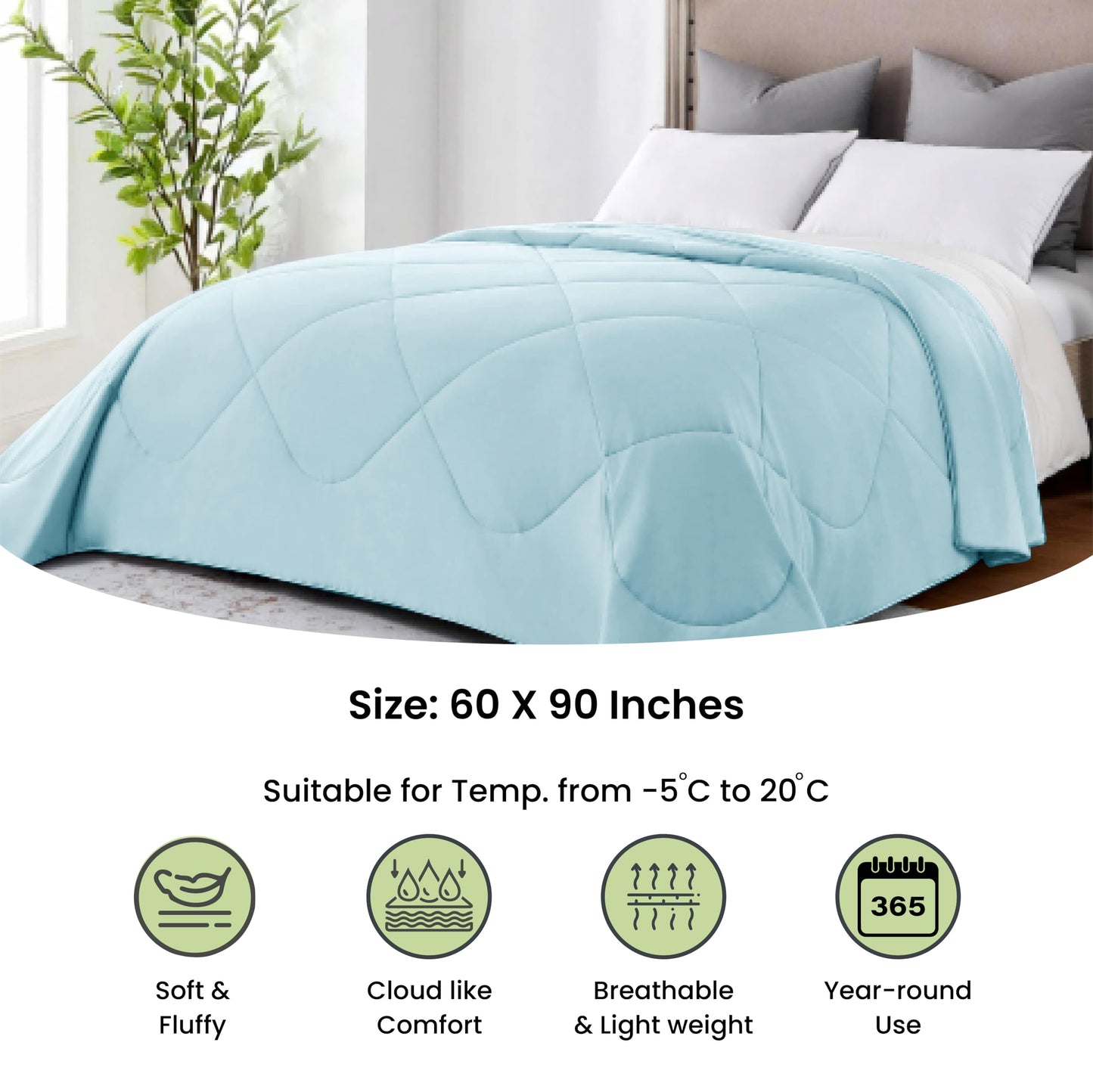 Mush satin comforter - stylish guest room decor