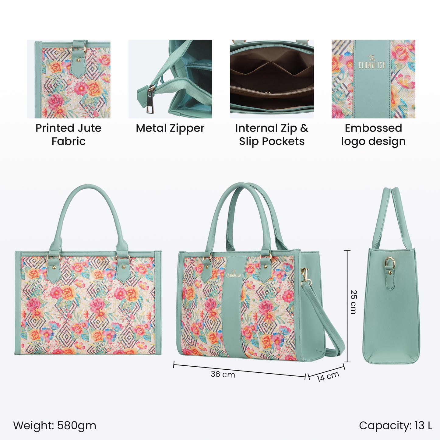 Clownfish tote bag - versatile travel option