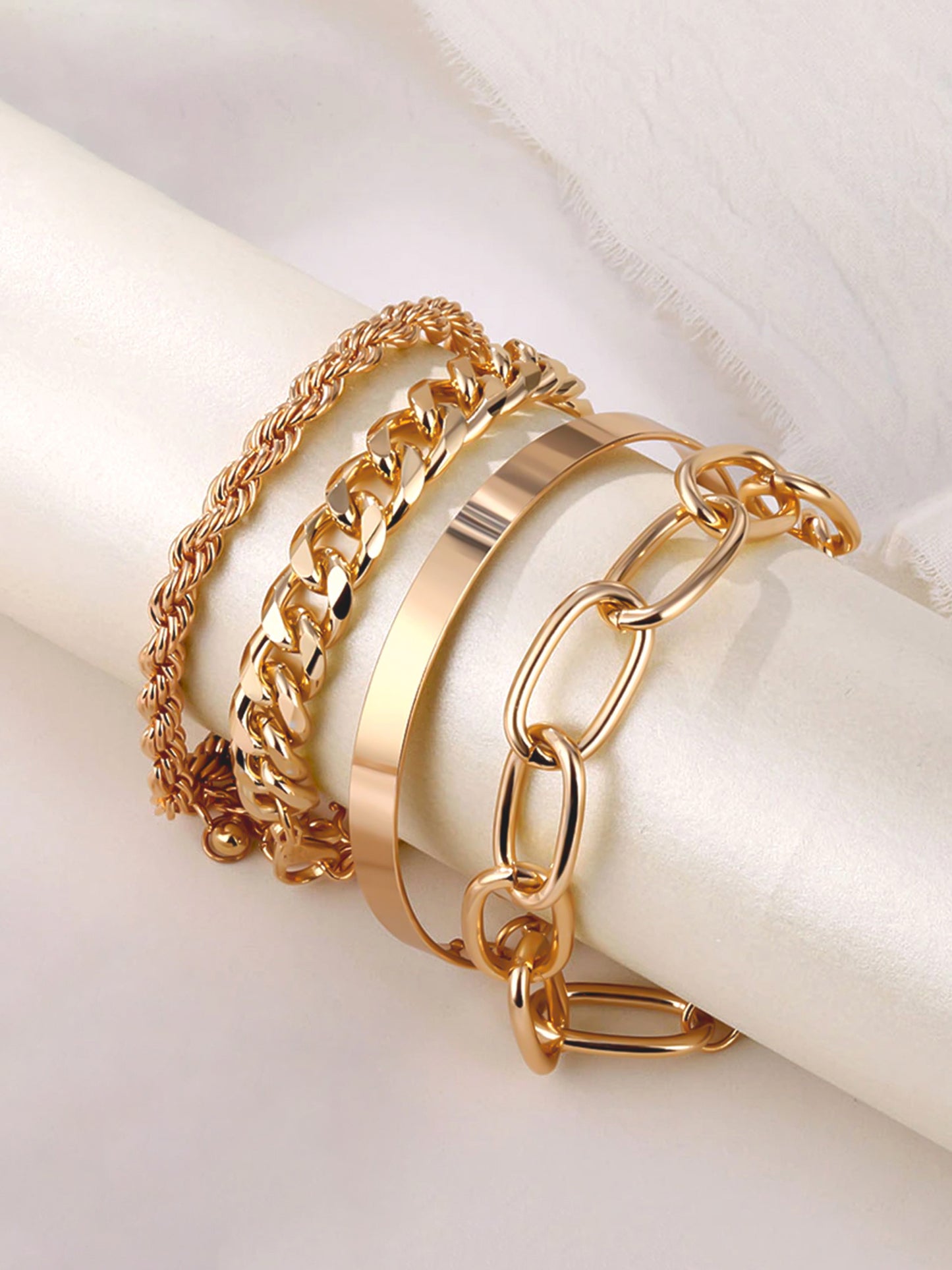 Yellow Chimes Stylish Bracelet Set - Versatile fashion choice