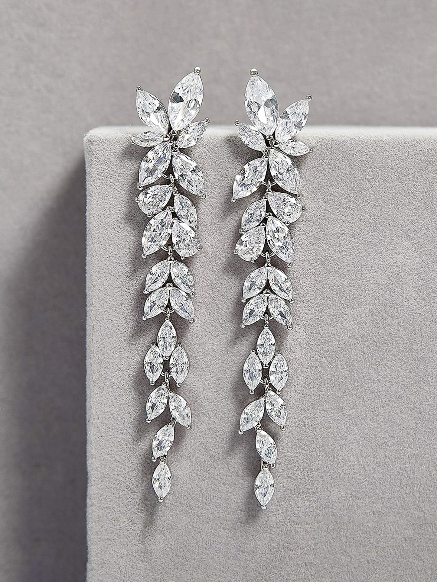 Yellow Chimes Sparkling Crystal Earrings - Fashion Accessory
