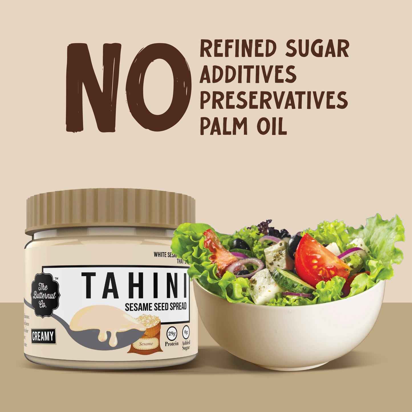 The Butternut Co. Tahini - Ideal for Hummus Preparation