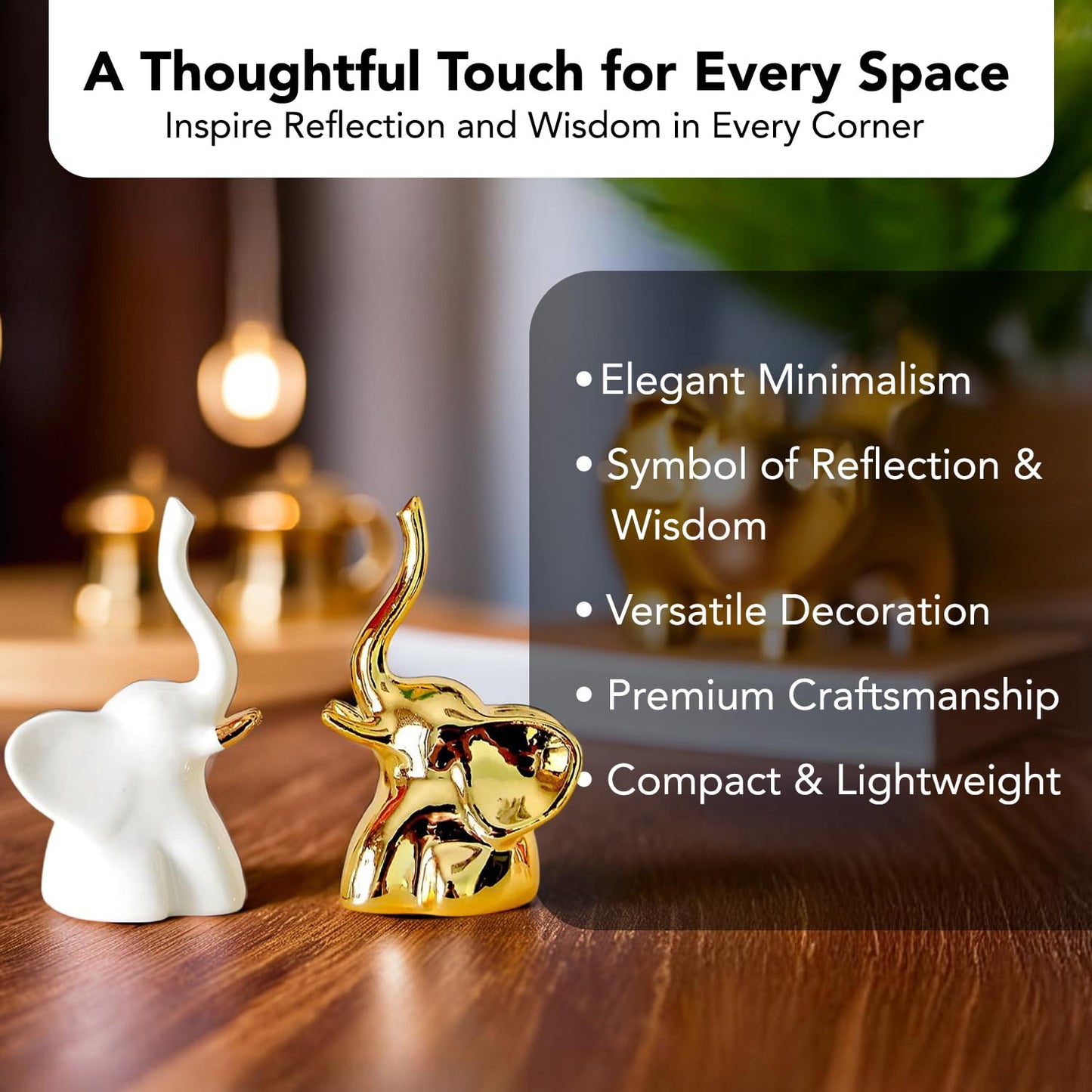 Ekhasa Elephant Art Piece - Home Interior Decoration