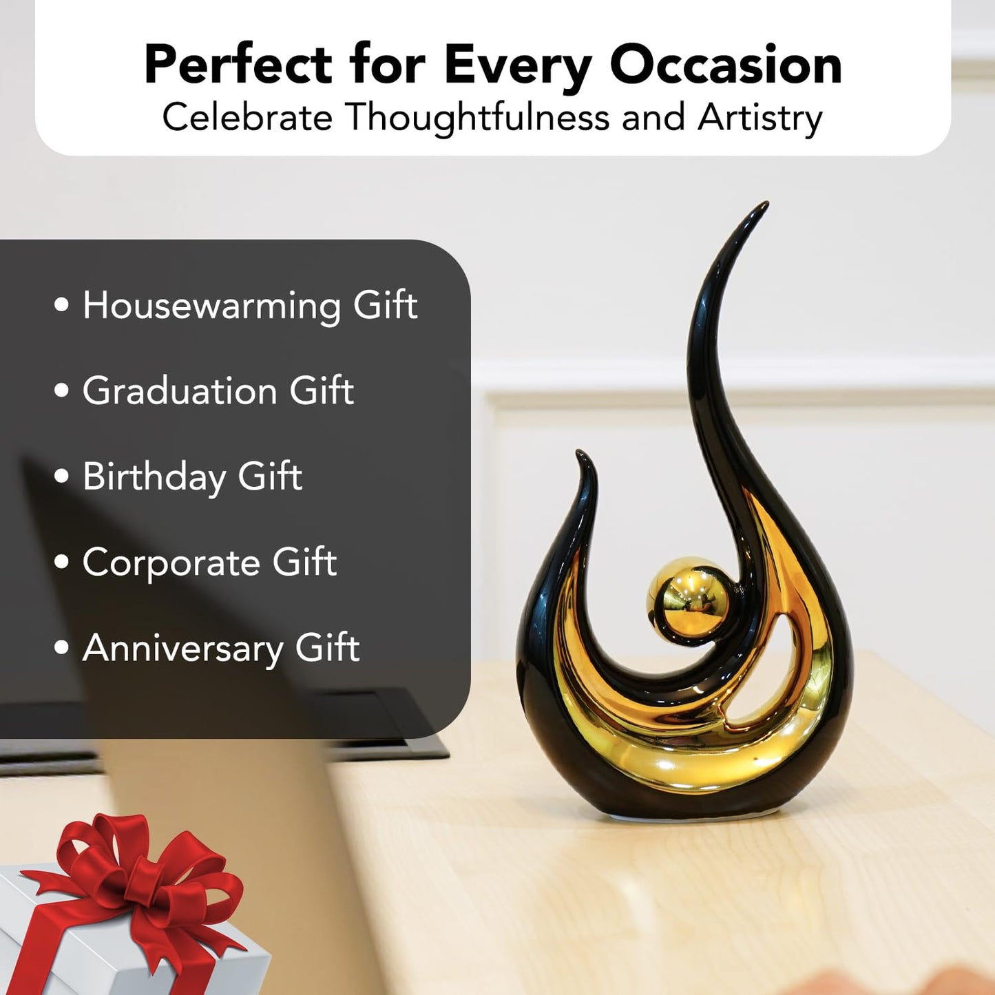 Ekhasa artistic sculpture - versatile home interior piece