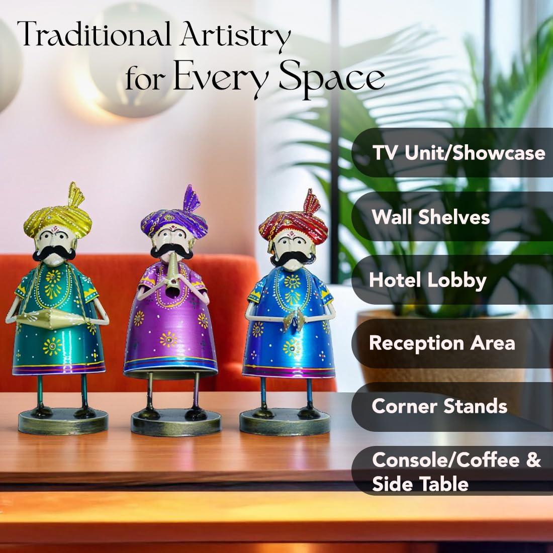 Ekhasa Rajasthani Musicians - Office desk decor