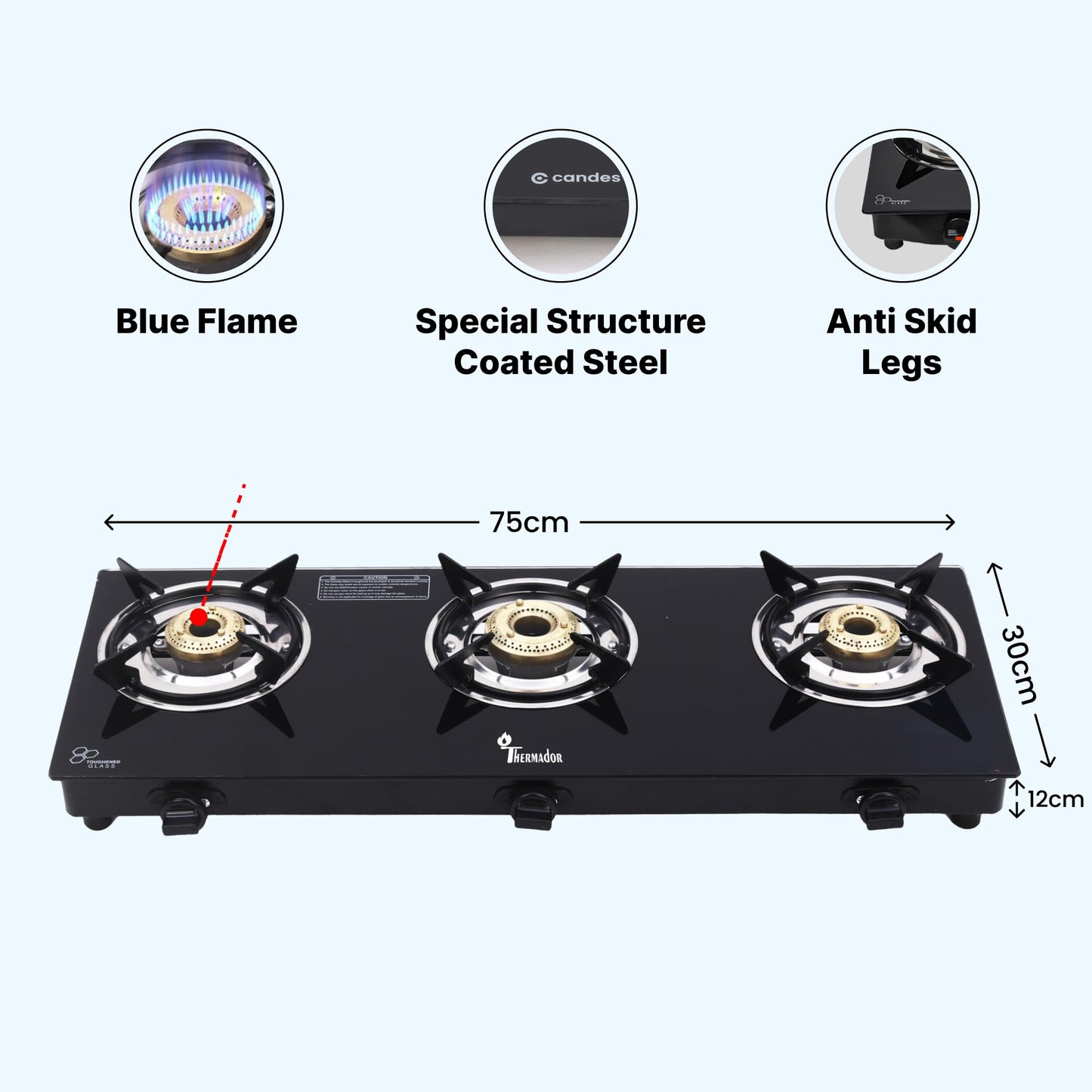 Thermador gas stove - durable design for everyday use