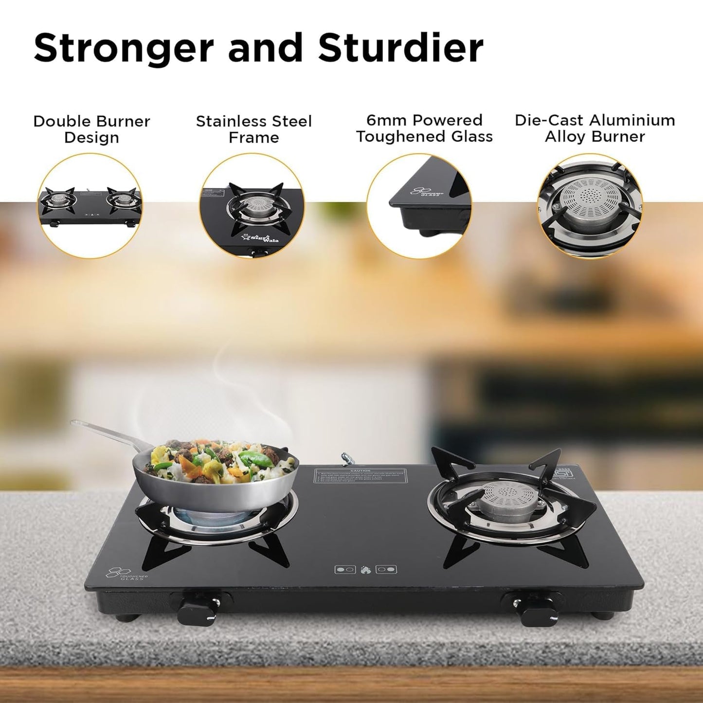Thermador gas stove - ergonomic knob control