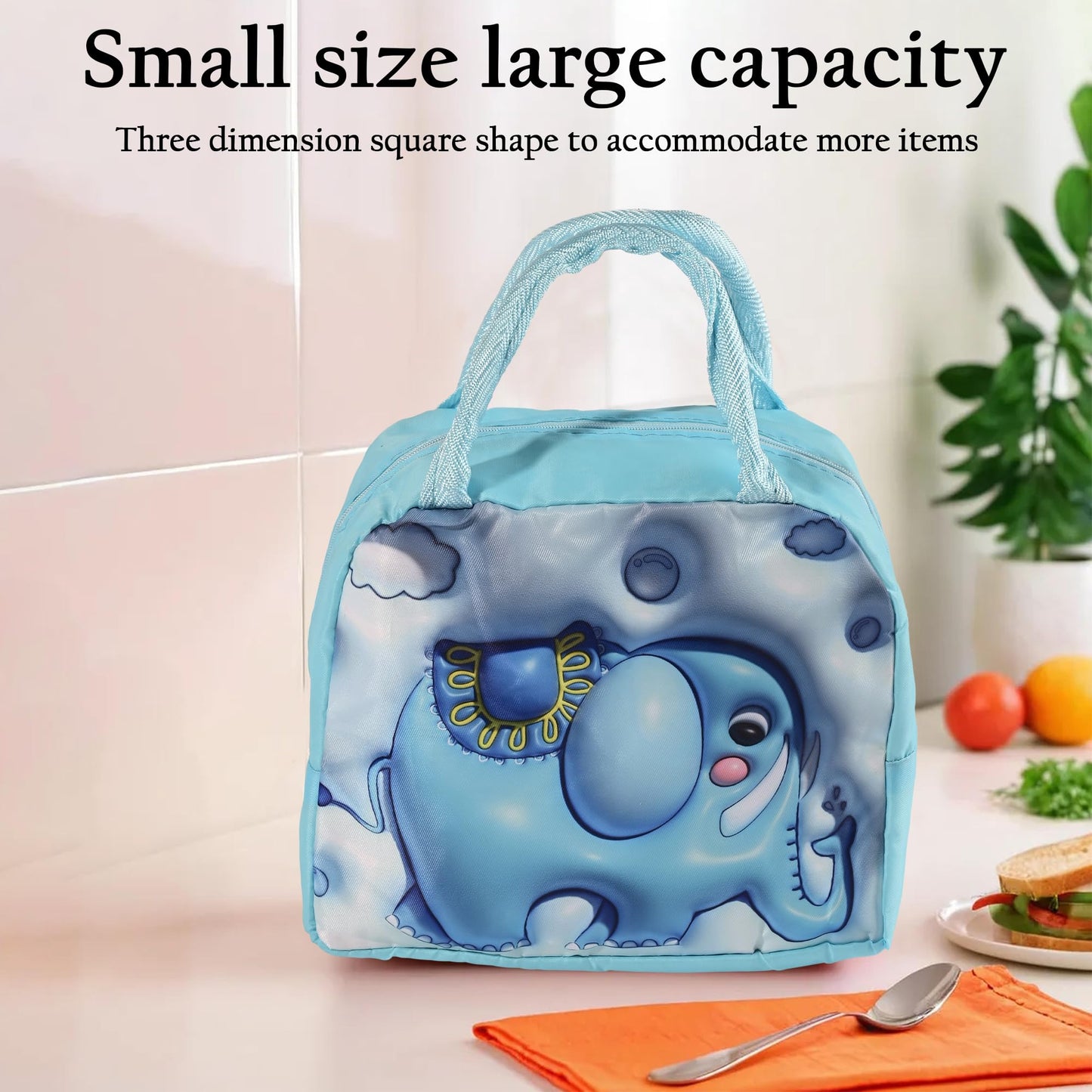 Kuber Insulated Kids Lunch Bag - Lightweight and Portable