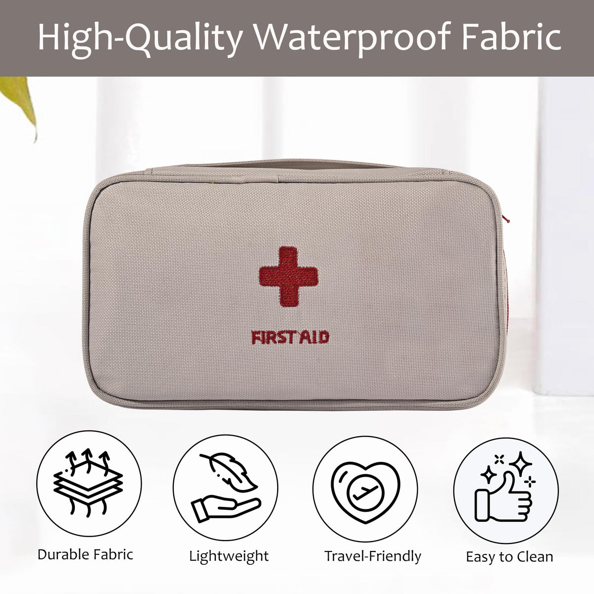 Kuber Industries medicine kit - emergency organizer for camping