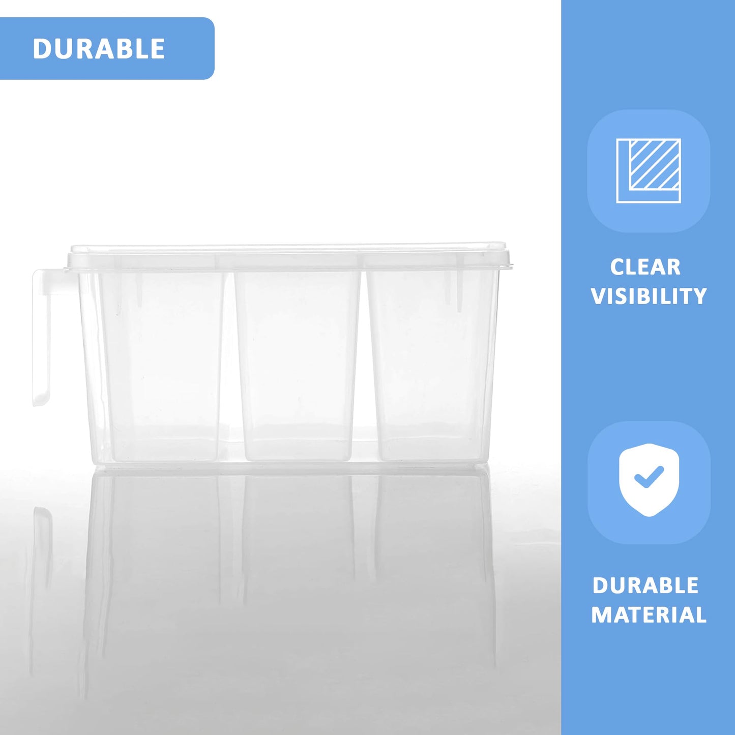 Kuber Industries transparent kitchen container - food freshness