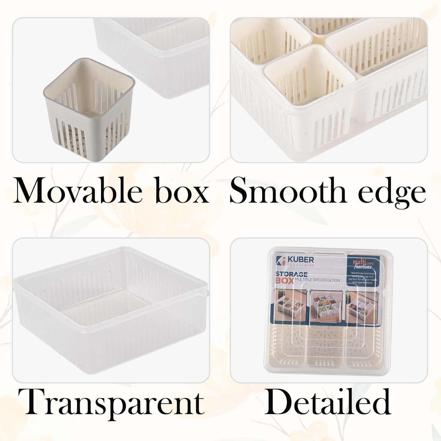 Kuber Heart Home Storage Jar Set - Perfect for groceries