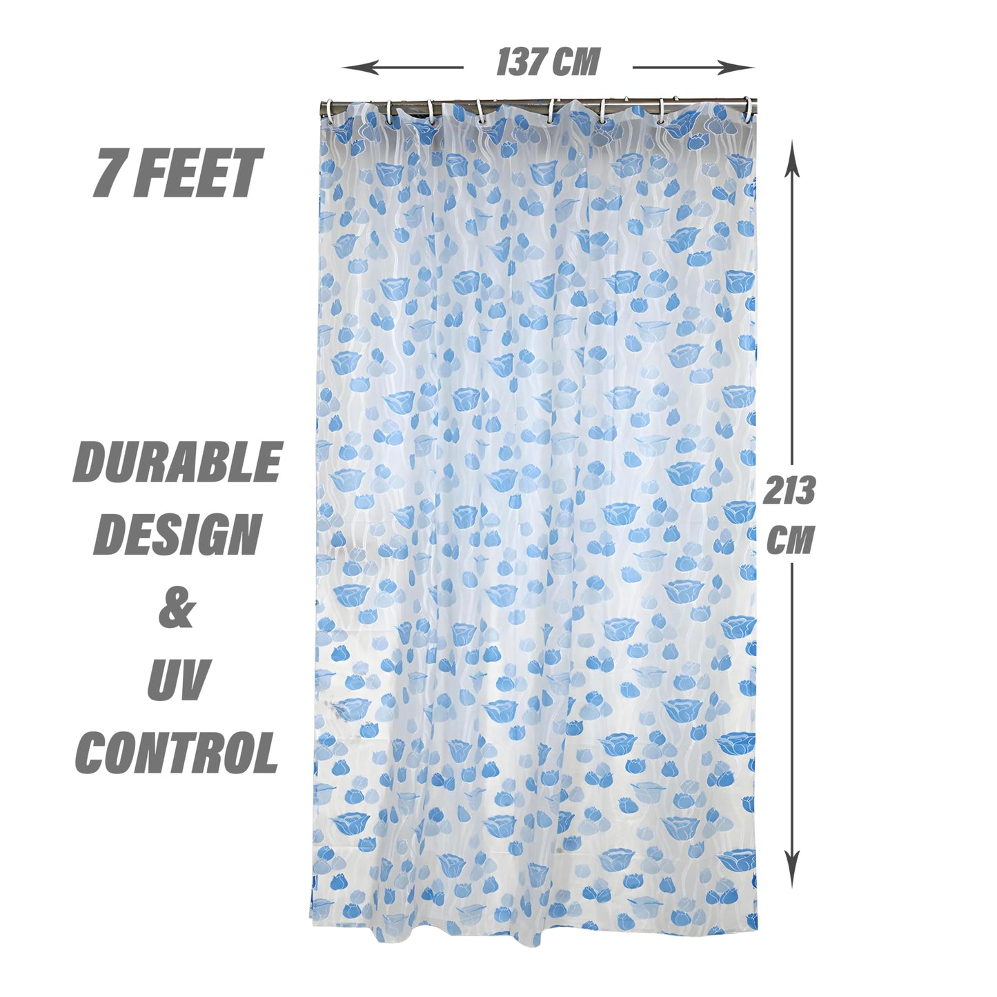 Heart Home PVC shower curtain - Fitness center