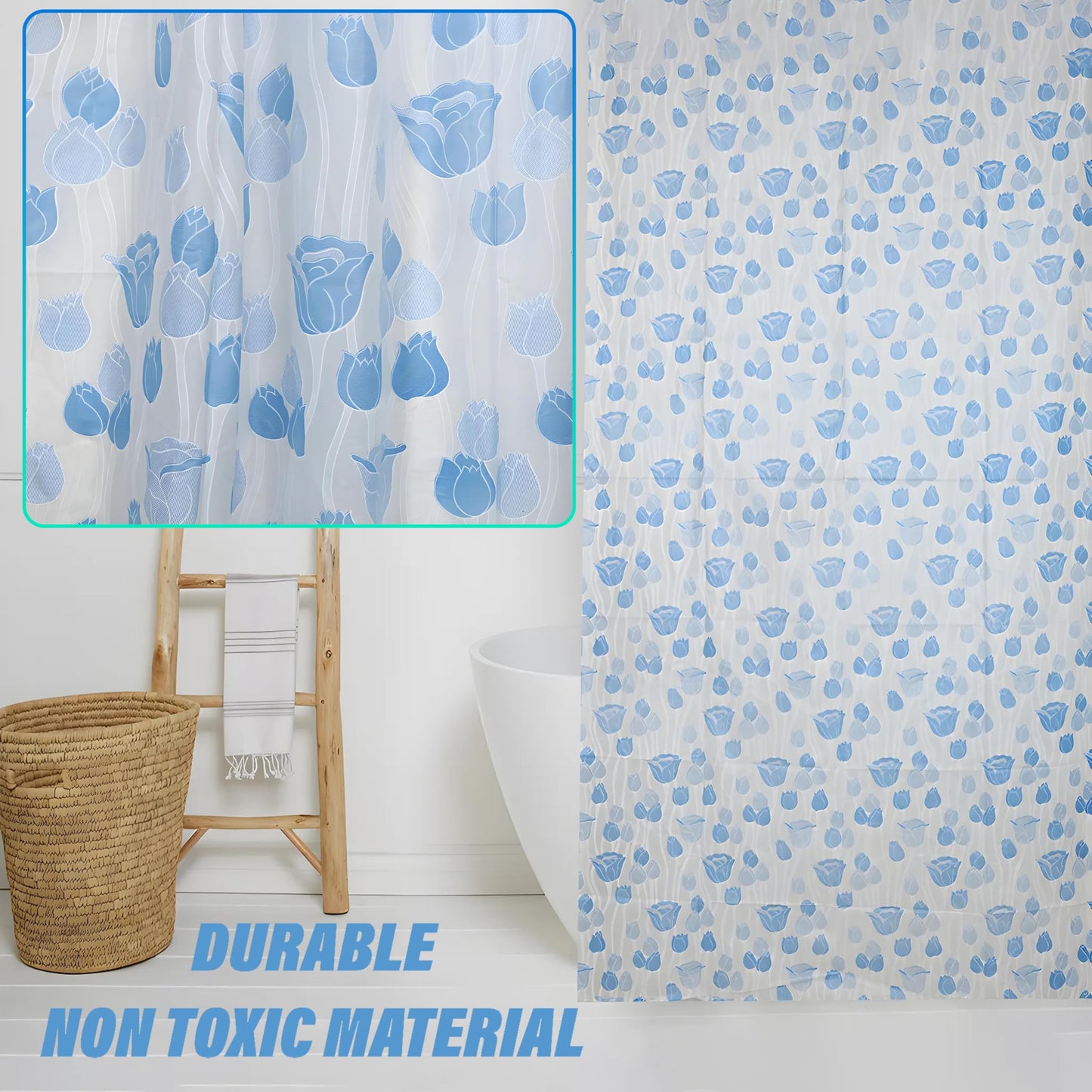 Heart Home waterproof shower curtain - Spa use