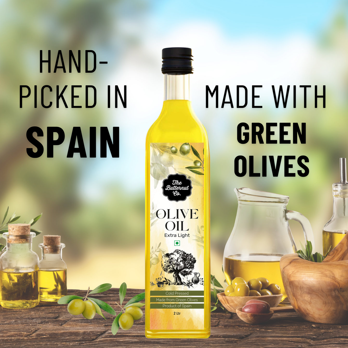 The Butternut Co. Cold Pressed Olive Oil - Great for Baking