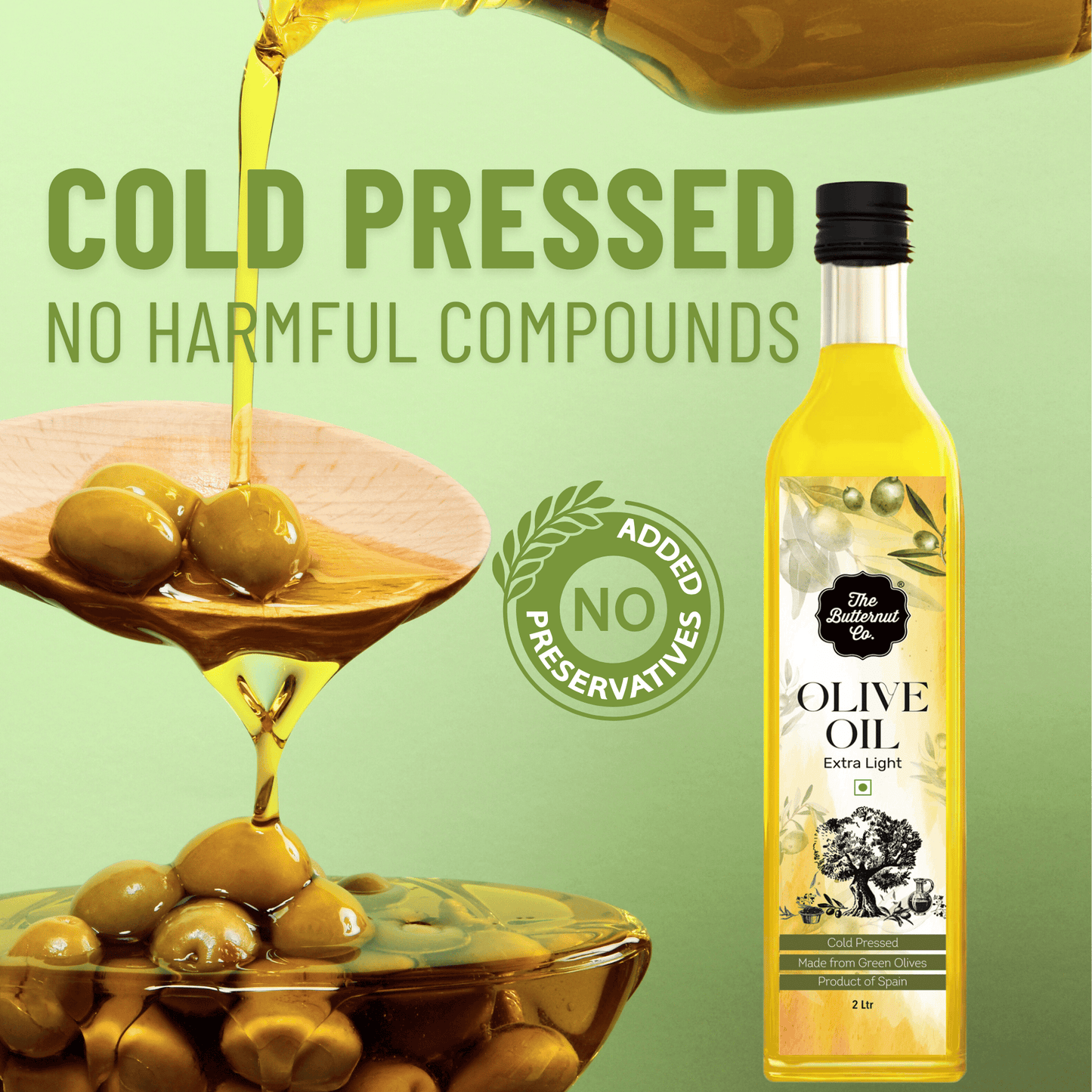 The Butternut Co. Extra Light Olive Oil - Healthy Marinade Option