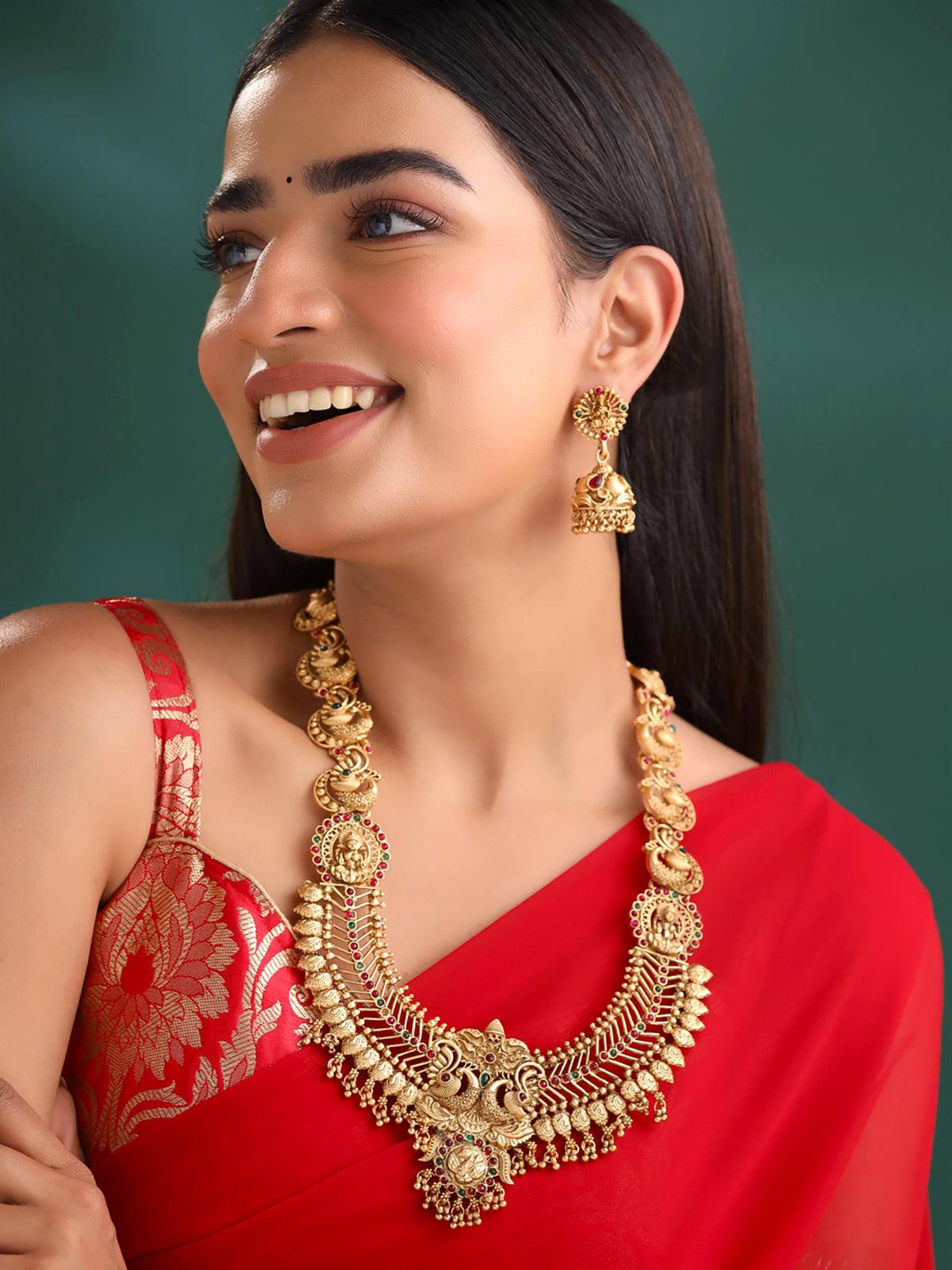 Yellow Chimes gold plated necklace - casual outing