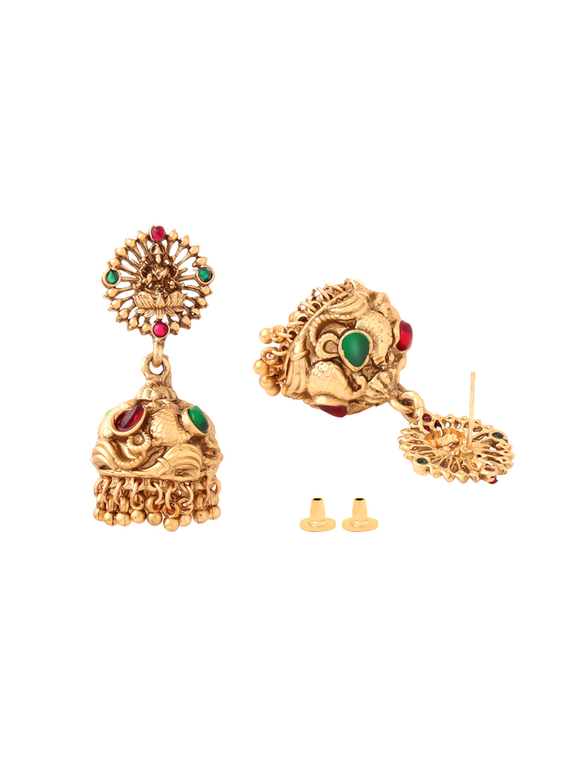 Yellow Chimes temple jewellery set - traditional wedding attire