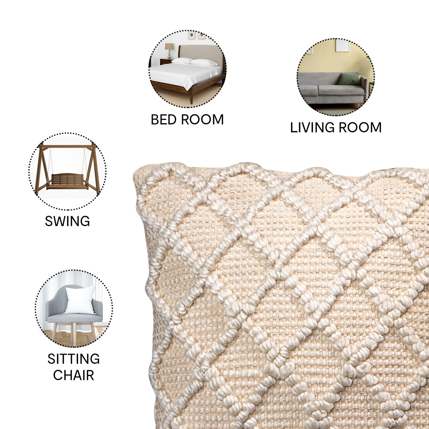 Anko set of two cushion covers - Bedroom comfort upgrade