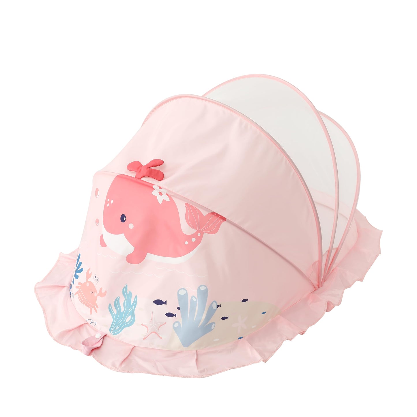 Classic Mosquito Net Dolphin Design - Easy setup for safe sleep