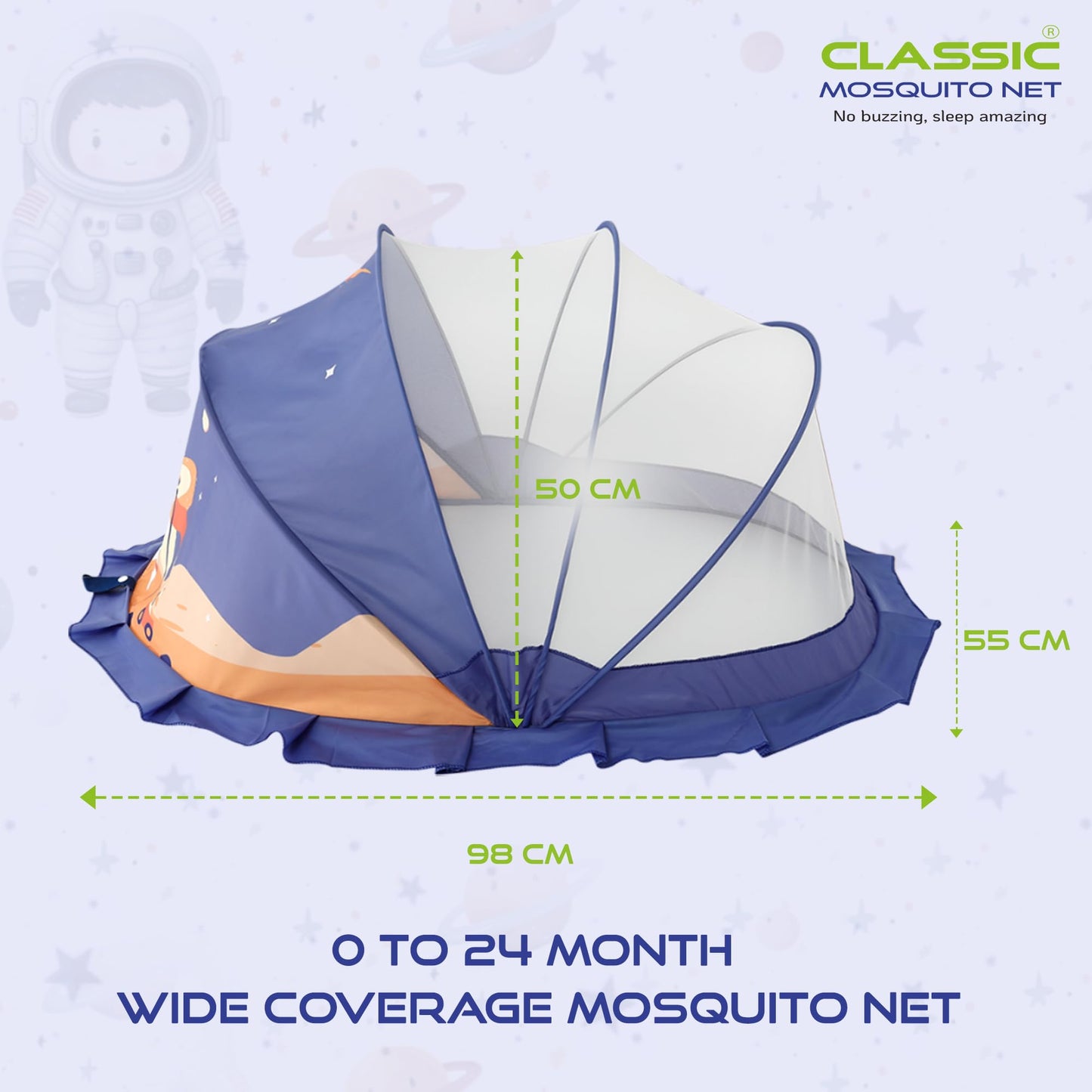 Classic Mosquito Net for Baby - Easy Setup for Outdoor Use