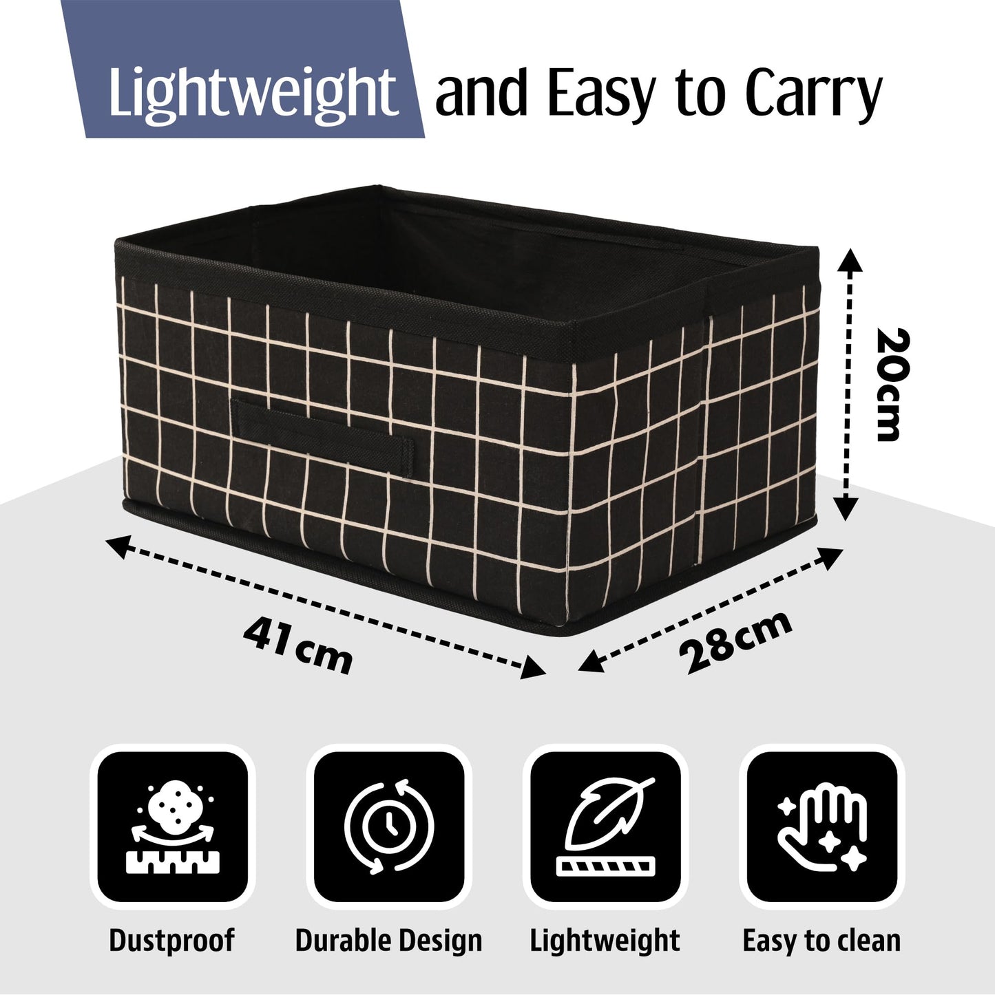 Kuber Industries foldable organizer - space-saving design