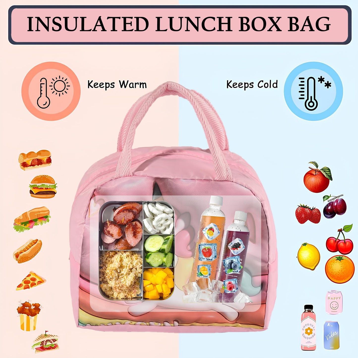 Kuber Kids Lunch Bag - Ideal for Picnics