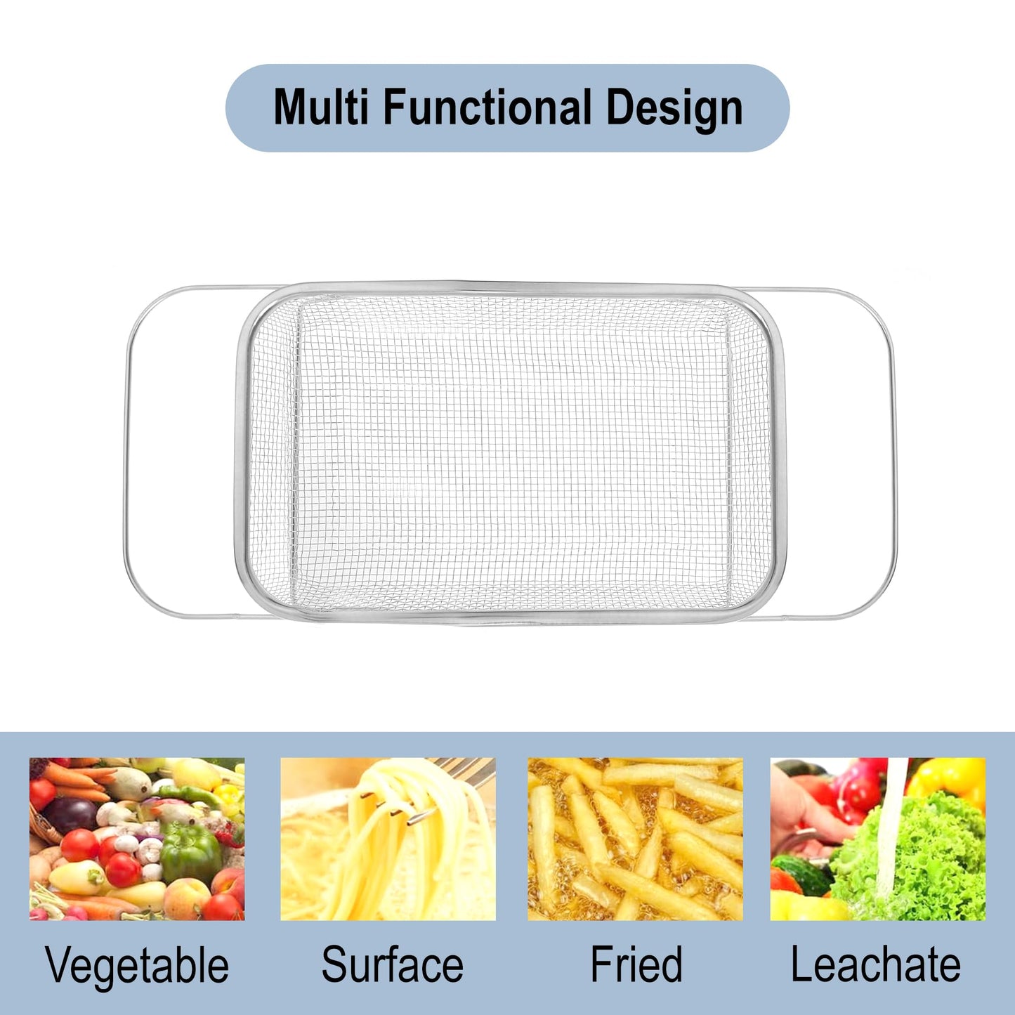 Kuber Industries Stainless Steel Fruit Basket - Kitchen Storage