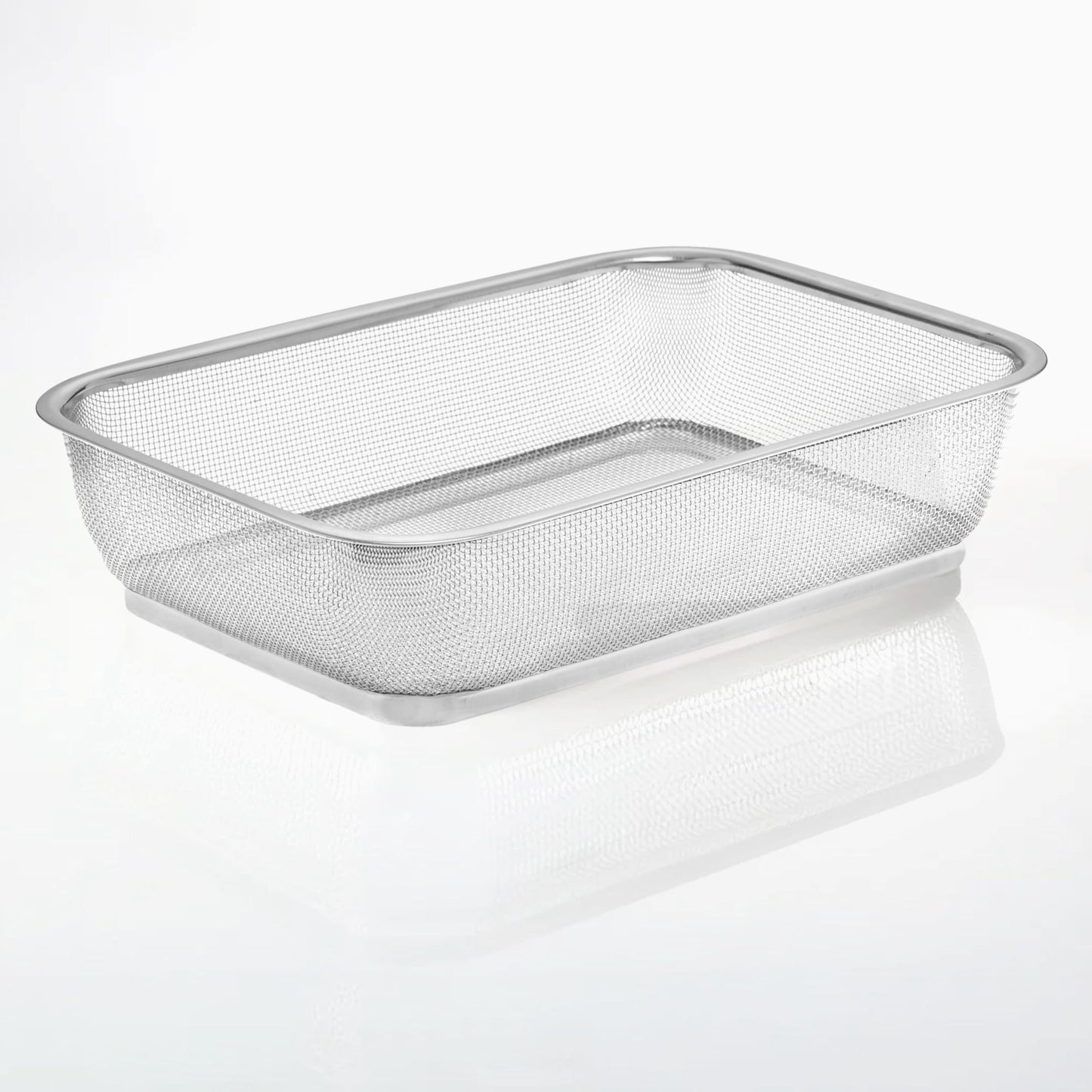 Kuber Industries silver fruit basket - dining table accessory