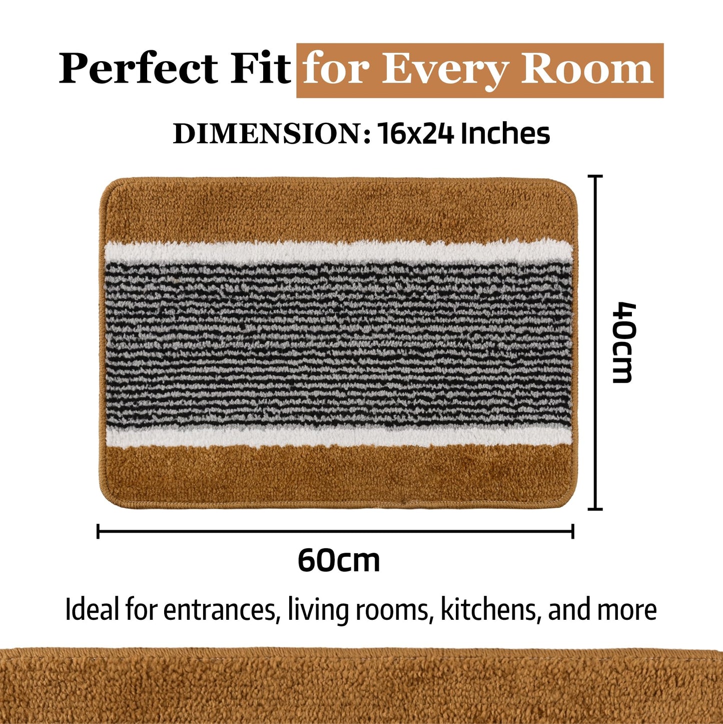 Kuber Industries Anti-Skid Door Mat - Safe for all areas