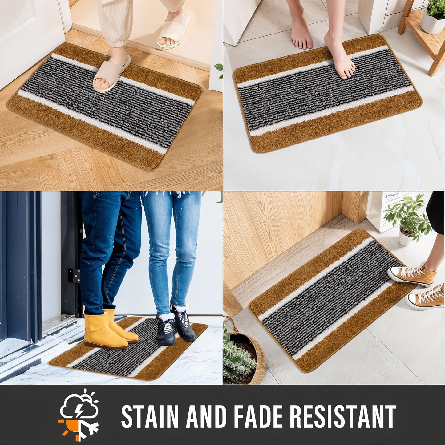 Kuber Industries Water-Absorbent Mat - Keeps floors clean