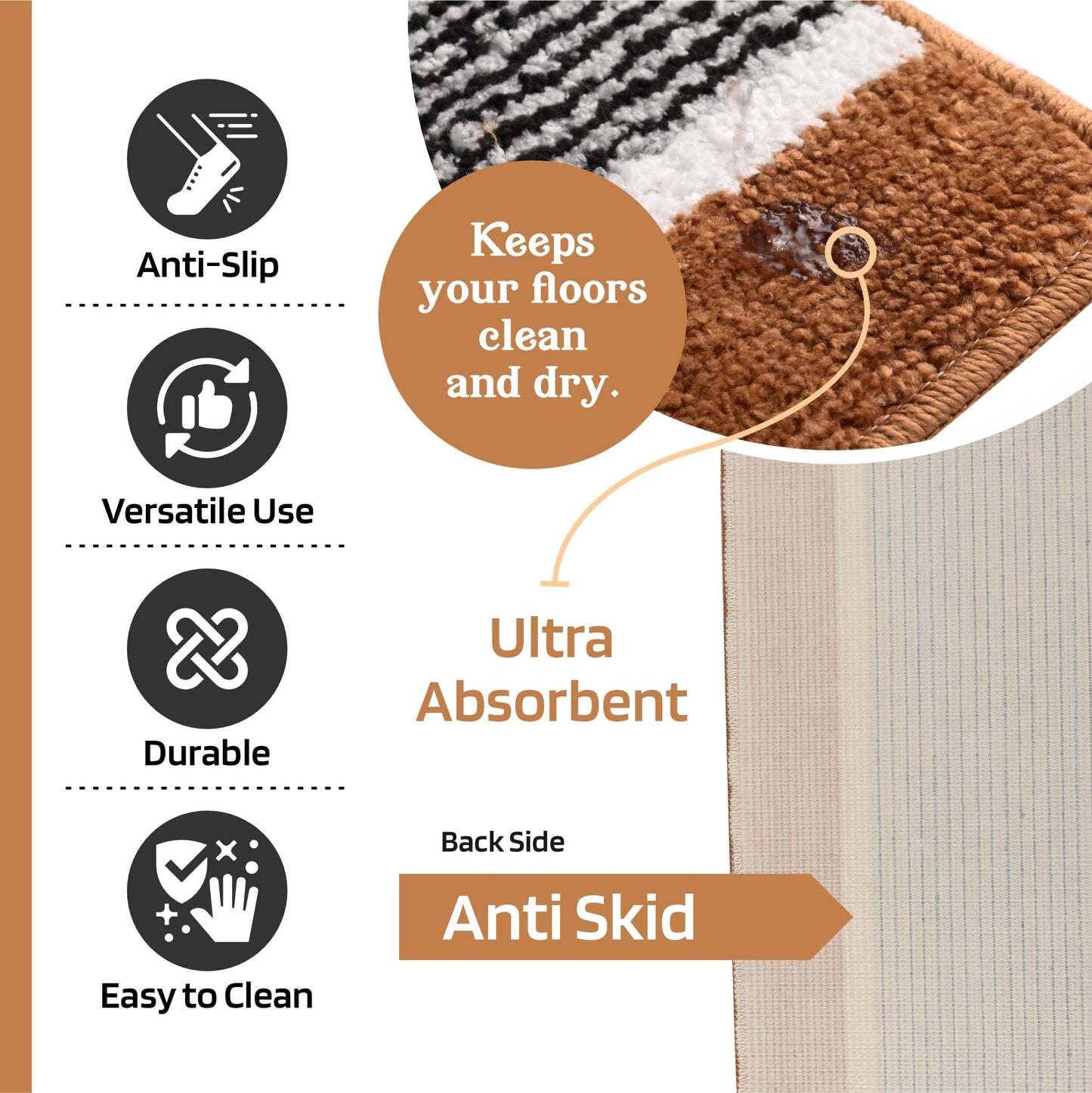 Kuber Industries Door Mat - Elegant entrance solution
