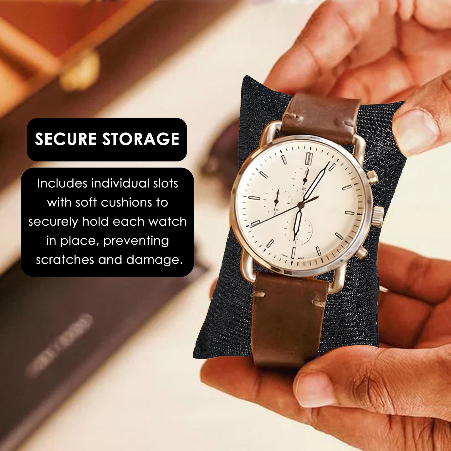 Homestic watch organiser - Elegant design for home storage