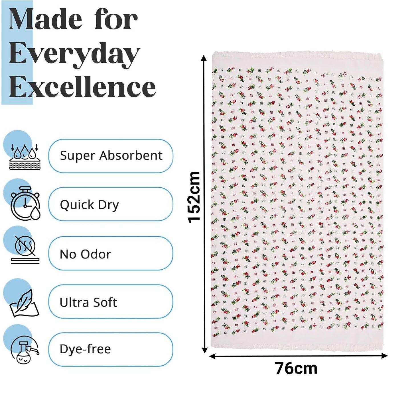 Kuber Homestic bath towel - Travel essential