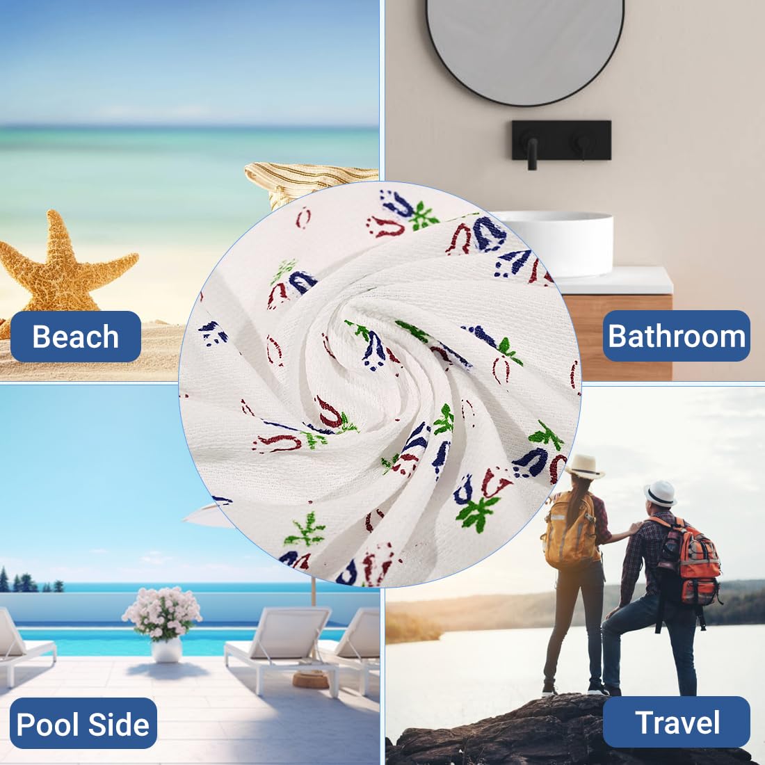 Kuber Homestic bath towel - At the beach